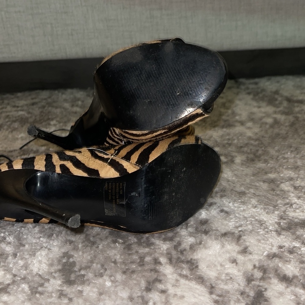 Steven Madden Zebra Print Booties - image 5